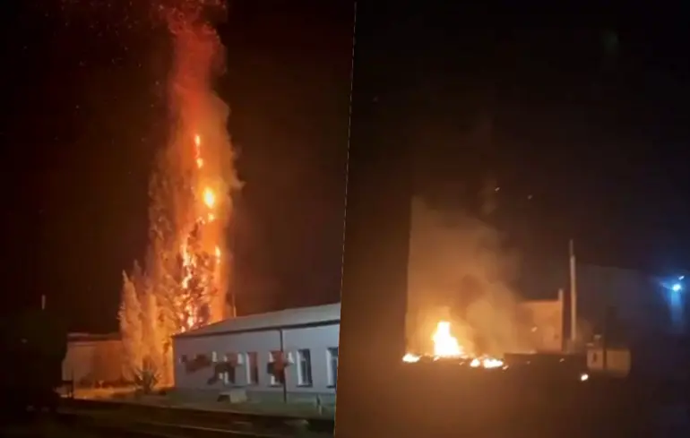 Дрони вдруге атакували залізничну станцію в Ростовській області