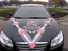 Весілля. Як прибрати автомобіль?