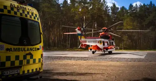 Авіація ДСНС вперше з початку повномасштабного вторгнення злетіла для порятунку 8-місячної дитини.