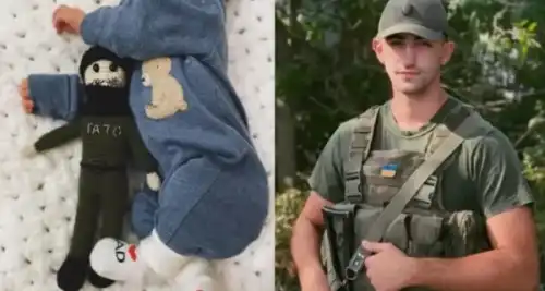 Воїн Нацгвардії, що повернувся з російського полону, вперше зустрівся з сином.