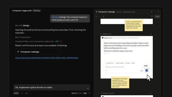 Claude Code освоїв генерацію UI-макетів та анімацій безпосередньо у терміналі
