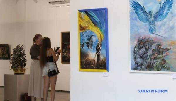 У Києві презентували експозицію, присвячену Дню Незалежності України.