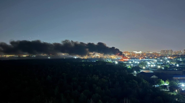Декілька складів Ozon загорілися після нальоту безпілотників на південні регіони РФ
