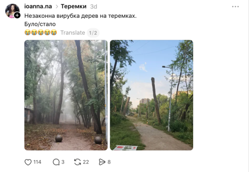 Скандал на Теремках: як план стійкості та вікові дуби впливають на забудову