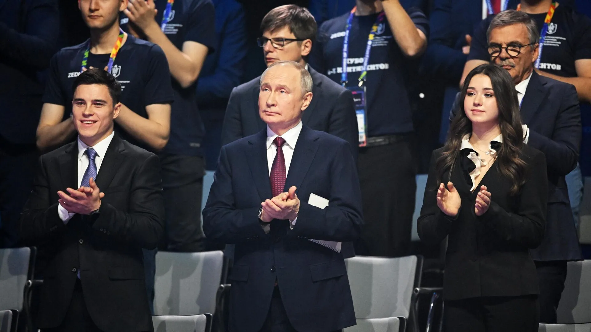 Володимир Путін і Каміла Валієва.
