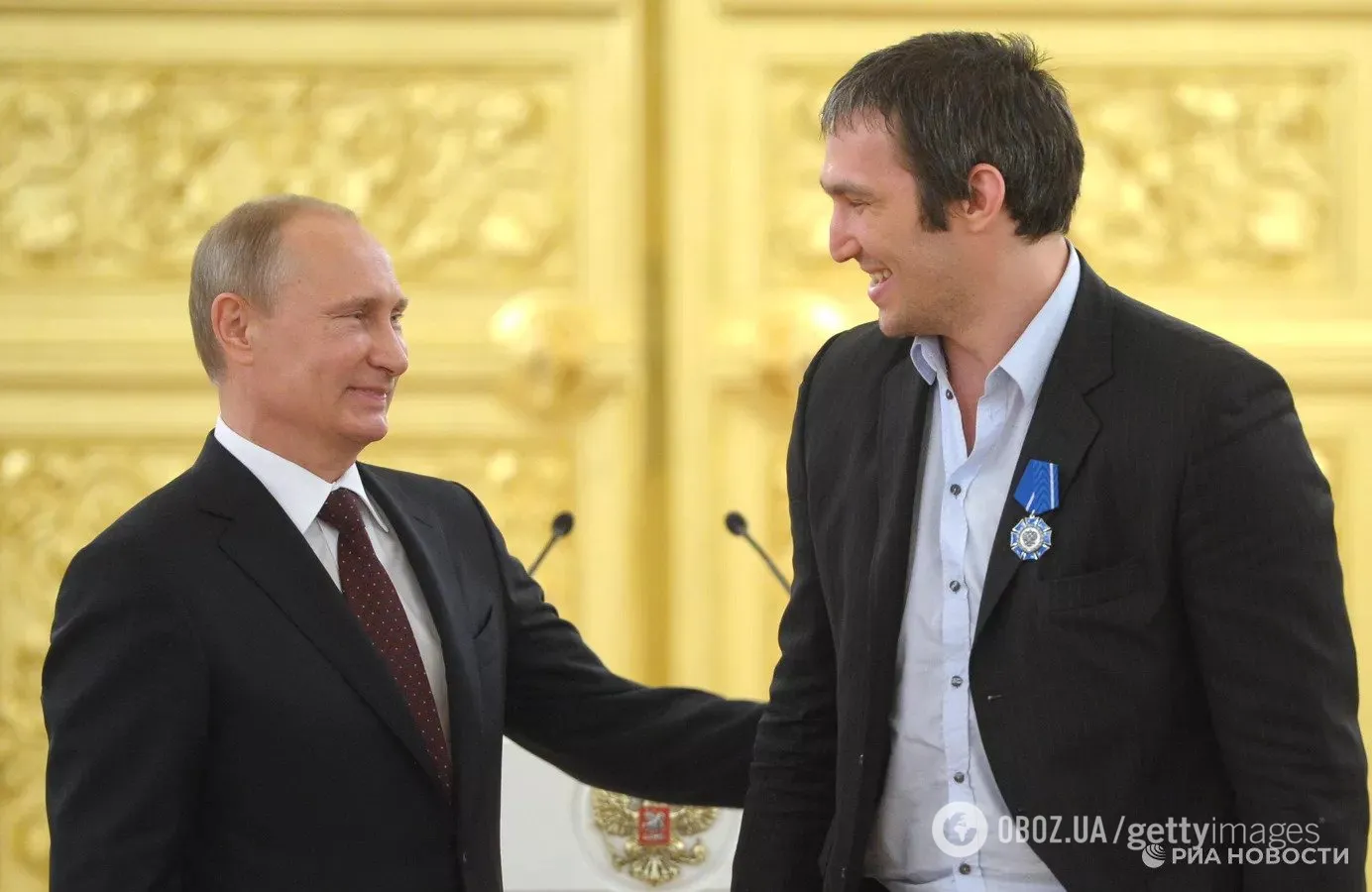Диктатор Володимир Путін та Олександр Овечкін.