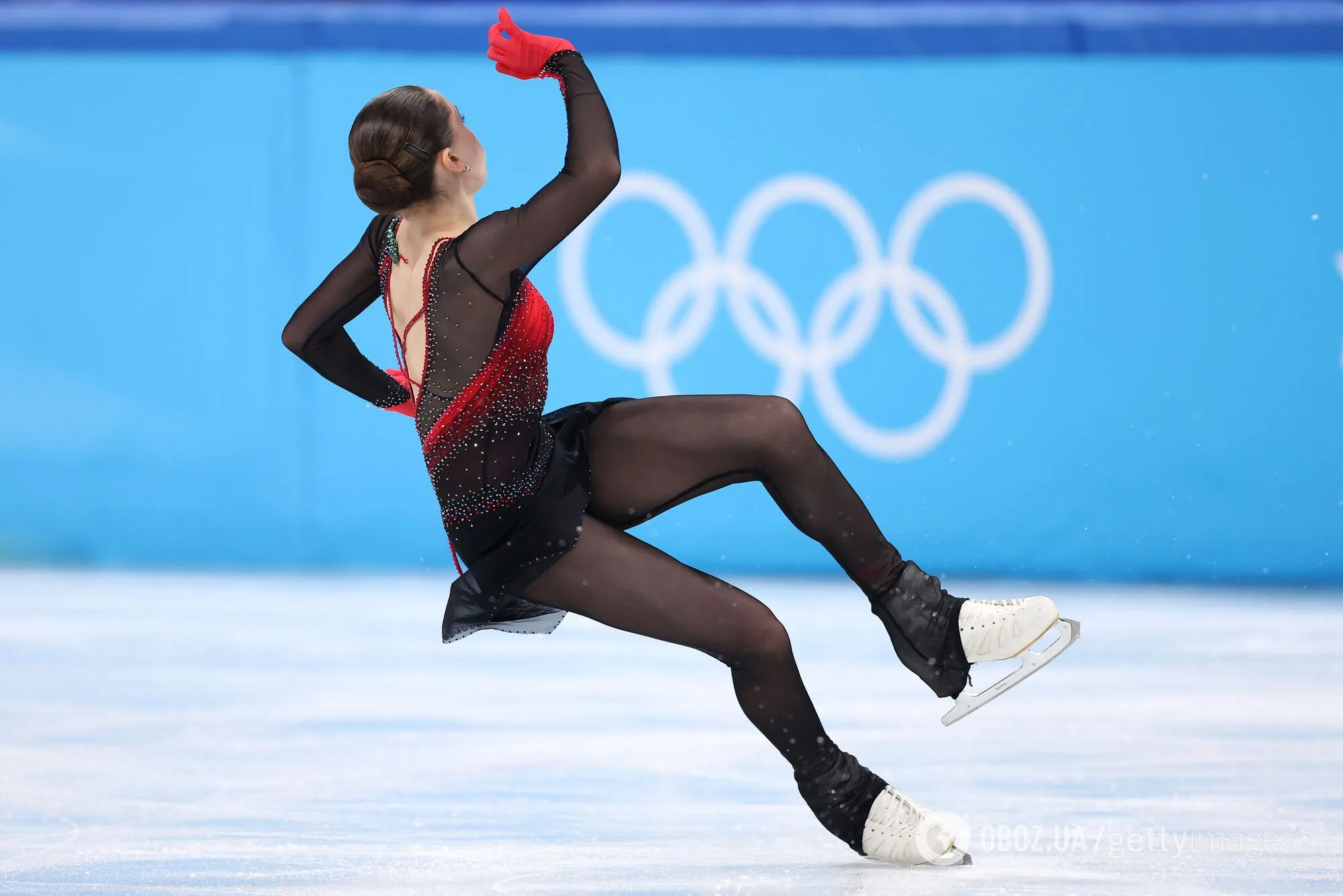 Каміла Валієва на ОІ-2022.