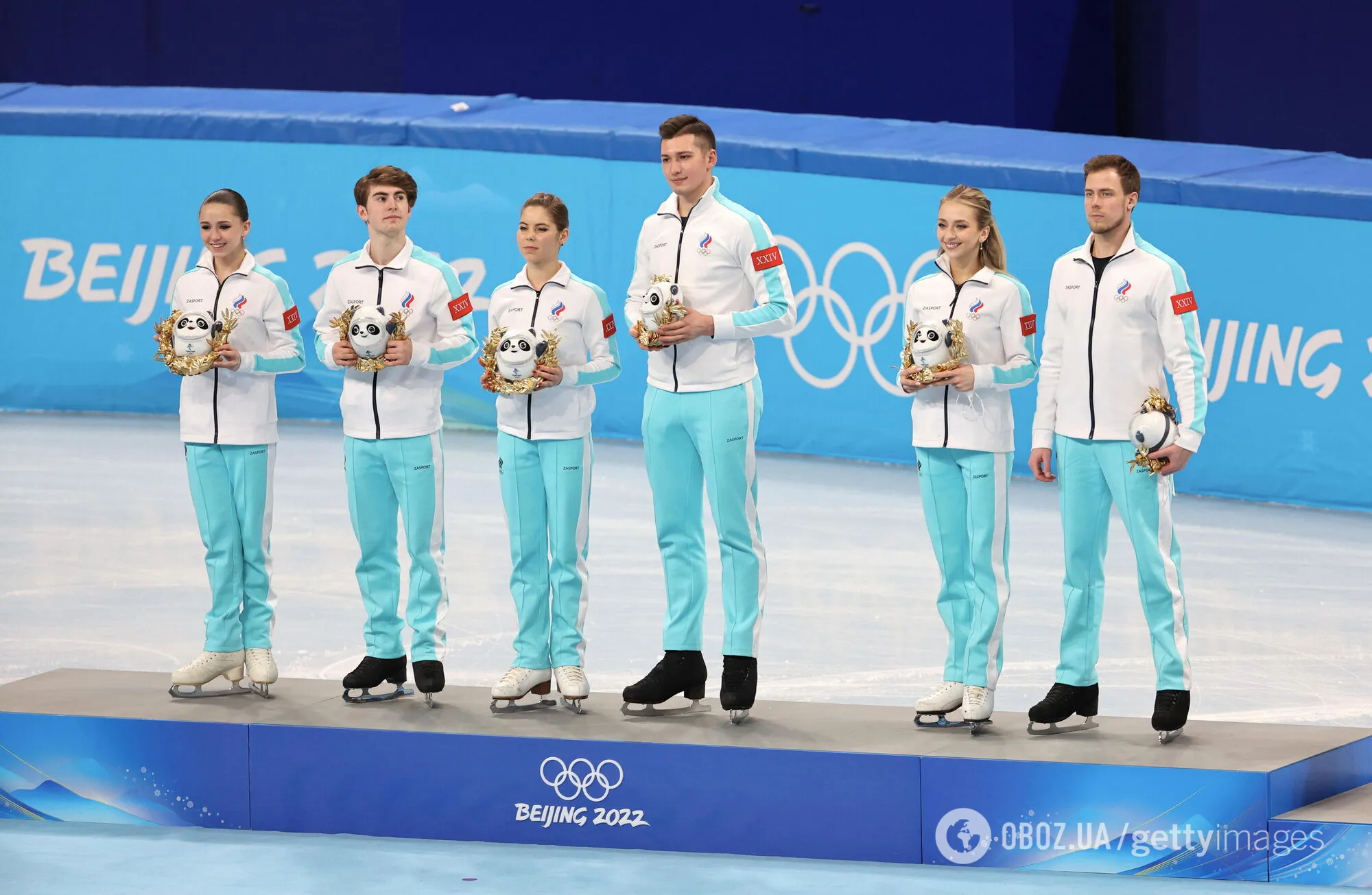 Російські фігуристи на Олімпіаді-2022.