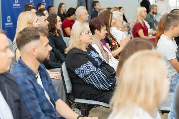 Віталій Дяківнич під час зустрічі