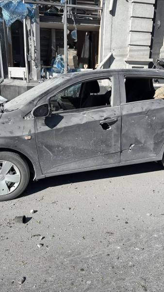 Наслідки ворожого удару по підприємству на Полтавщині