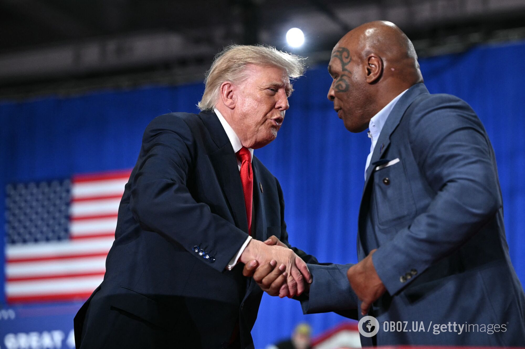Дональд Трамп і Майк Тайсон.