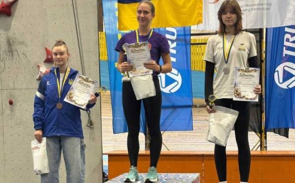 Одеситка здобула золото Кубка України зі скелелазіння
