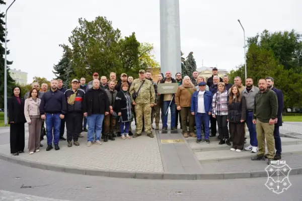 У Полтаві відкрили пам’ятний знак штурмовому загону «Одін»
