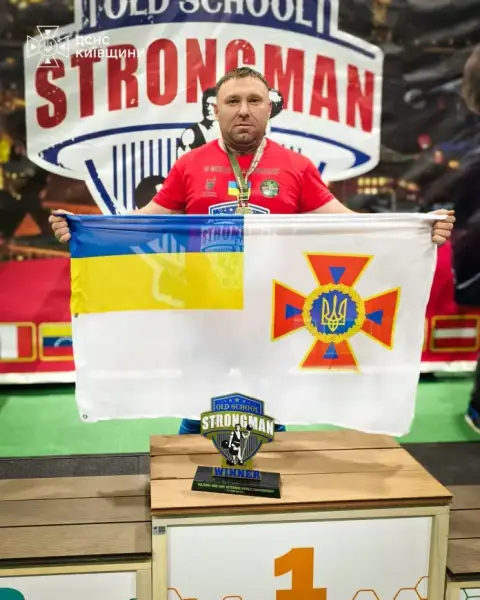 Український рятувальник виборов перше місце на чемпіонаті богатирів у Латвії